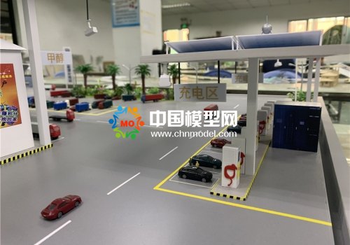 充氣站模型，充電站模型，能源站模型