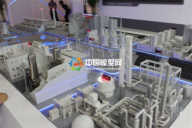 熱電站模型，核電站模型，火力發電站少盤