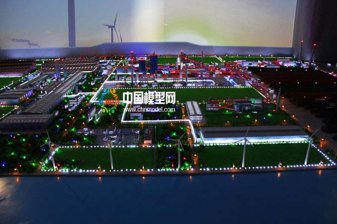 鋼鐵廠廠區規劃模型