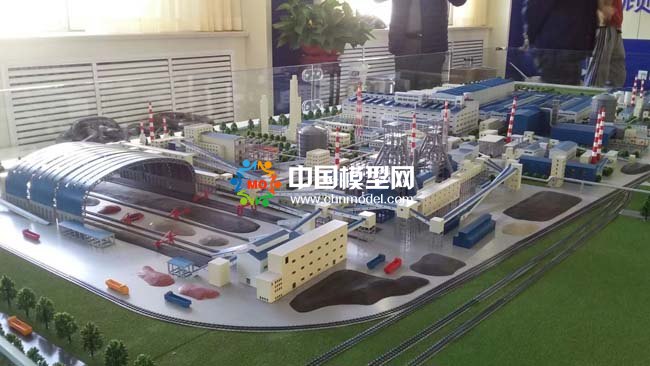 巨能特鋼廠區沙盤模型，新工藝新技術新材料新裝備實驗基地