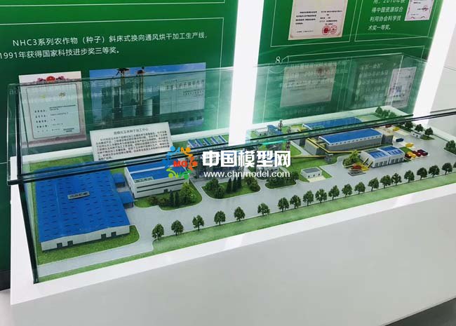 規(guī)?；衩追N子加工中心沙盤模型