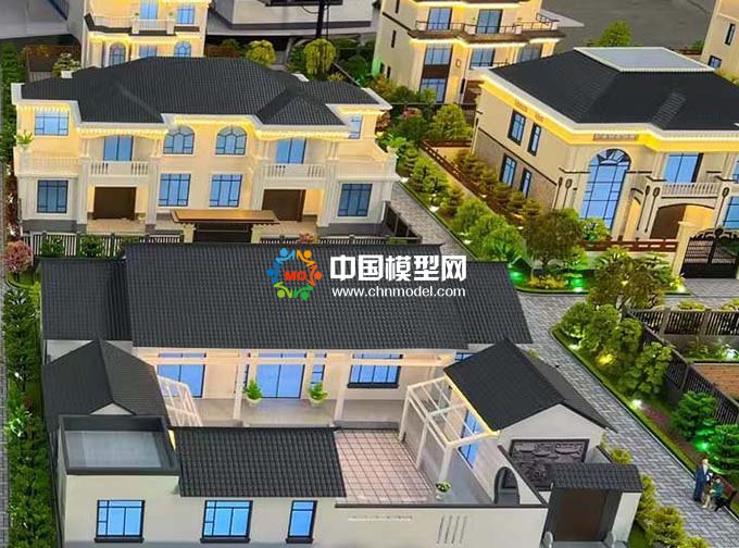 農村自建房沙盤別墅模型