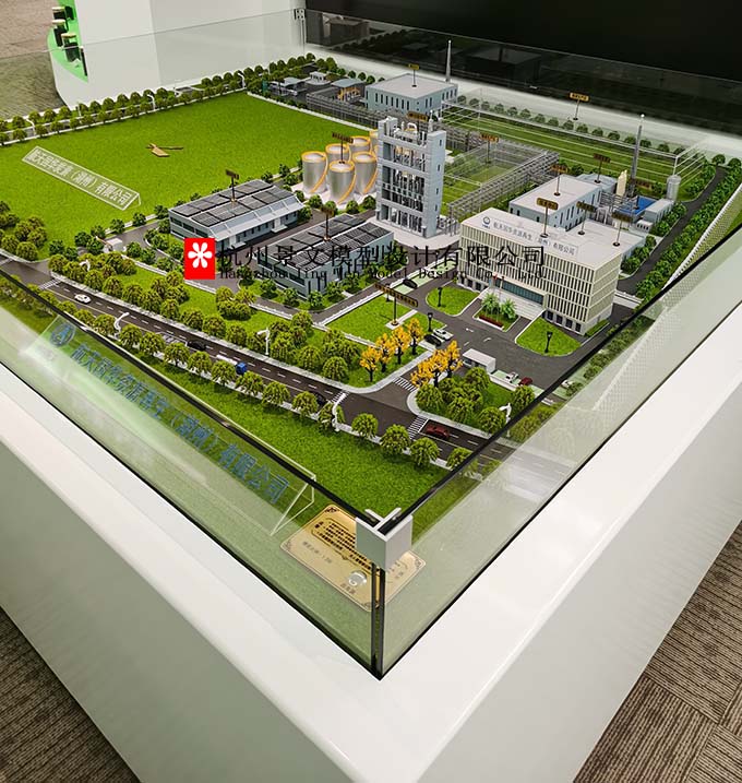 航天國華資源再生廢液再生沙盤模型