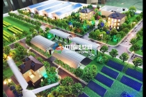 光伏電站應用場景沙盤模型，太陽能光伏屋頂發電沙盤模型