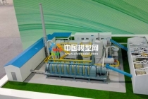 污染土壤修復沙盤模型，污泥處理模型